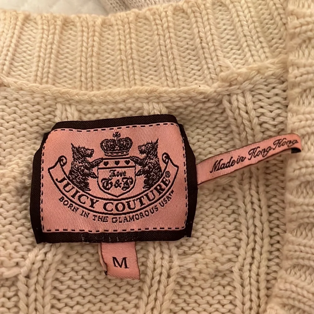 Juicy couture novelty Cabel knit cardigan.
